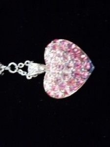 Pink Heart Belly Button Ring Jewelry Body Piercing