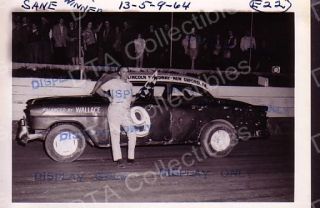 Gene Sane 9 Stock Car 1964 Racing Photo Winner