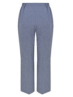 Eastex Drawstring textured trousers Navy   