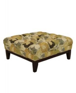Natalie Fabric Accent Cocktail Table, 35W x 35D x 17H