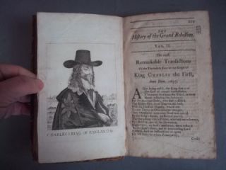 History of the rebellion, Civil war, Charles I, 18th century edition