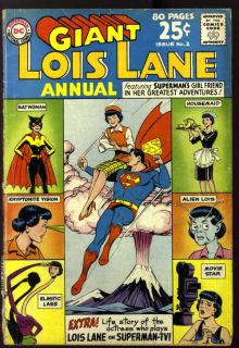 Supermans Girlfriend Lois Lane 63 Giant Annual 2 VG