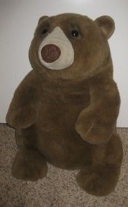 Huge Stuffed Lou Rankin Friends Brown Large Big Bear Plush Toy 26