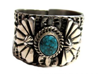 Sunshine Reeves –Lone Mountain Turquoise Ring Excellent