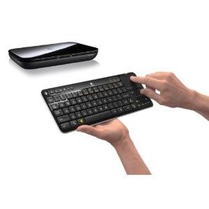 Logitech Revue Companion Box with Google TV and Touch Pad Keyboard
