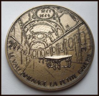 Art Medal Louis Le VAU Louvre Architect Architecture