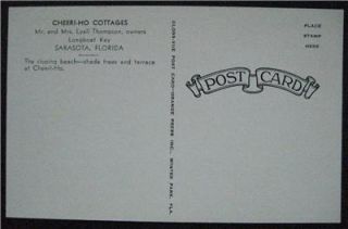 Cheeri HO Cottages Sarasota Longboat Key FL Set 4 PC