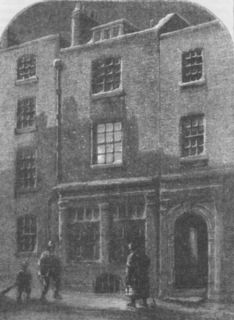 London Strand Turners House in Maiden Lane C1880