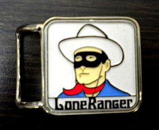 Vintage 1960s Lone Ranger Adult Belt Buckle Mint