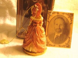 Louis Nichole Victorian Girl w Muff Ornament Kurt Adler Original Box