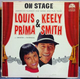 Louis Prima Kelly Smith on Stage LP VG DLP 3266 Vinyl 1960 1st Press