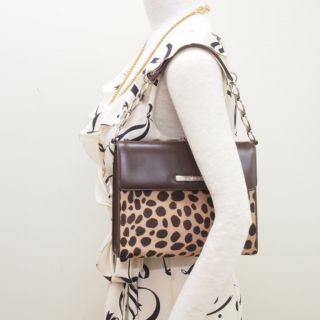 Vintage Yves Saint Laurent Pony Hair Dot Handbag RARE Shoulder Bag