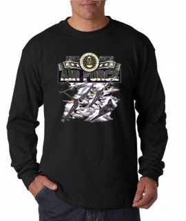 Airforce USA Military Long Sleeve Tee Shirt