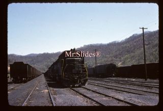 Slide CRR Clinchfield RR SD45 2 3624 & 2 W/Train In 1975 At Loyall KY