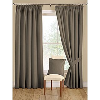 Montgomery Silk shimmer taupe curtain collection   