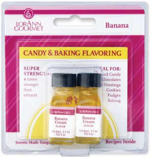 ounce bottle 2 pkg banana creme lorann oils a twin pack of flavors or