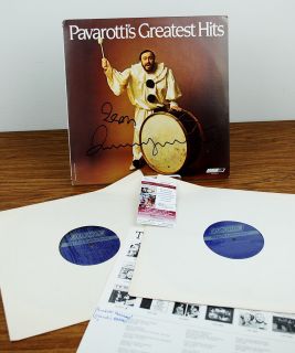 Luciano Pavarotti Signed LP Album Cover JSA H44538 Thumbnail Image