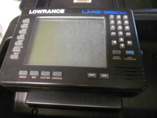 Lowrance LMS 350A Fish Finder GPS Receiver