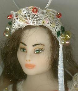 Angel Christmas Mini Ornament Louisa 175 Fairy Sculpt Biel