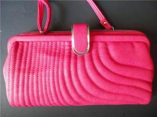 Flamingo Pink Jessica Simpson Faith Clutch Crossbody Shoulder Handbag
