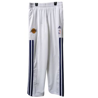 Los Angeles Lakers 2012 13 Sz XXL White NBA on Court Warm Up Pant