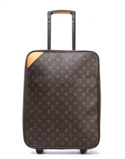 Louis Vuitton Pegase 45 Monogram Canvas Rolling Luggage Travel Bag