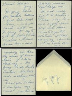 Lucille Ball Personal Love Letter Handwritten Signed 3 PG Autographed
