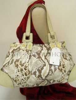 Jessica Simpson Element Tote Bag Camel Snake $108