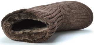 Lucky Brand Shoes GALI2 Tobacoo Dark Brown Ankle Slipper Boots Womens