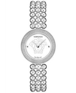 Versace Watch, Womens Swiss Eon Soiree Stainless Steel Bracelet 27mm