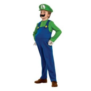 Luigi Super Mario Bros Nintendo Deluxe Toddler Child Costume