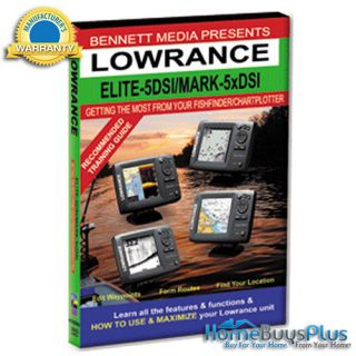 Bennett Training DVD F Lowrance Elite 5 DSi Mark 5X DSi