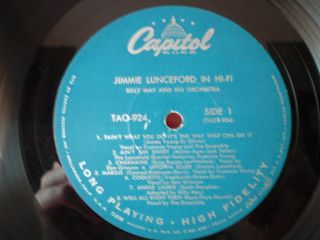 Jimmie Lunceford in Hi Fi Billy May Capitol Records