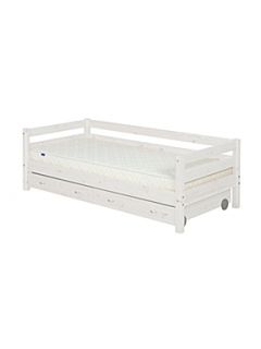 Flexa Single bed with safety rail and drawers   