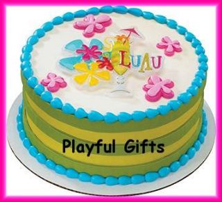Luau Cake Party Decoration Top