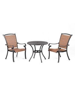 Paradise Outdoor Patio Furniture, 3 Piece Set (32 Round Dining Table