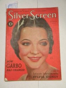 Silver Screen Magazine 1931 Jean Harlow Lupe Velez Greta Garbo