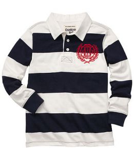 Osh Kosh Kids Shirt, Little Boys Thick Striped Rugby   Kids