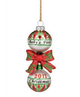 Marquis by Waterford Christmas Ornament, 2011 Babys First Christmas