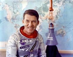 Walter M. Schirra, one of Americas original Mercury Seven astronauts