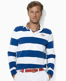 Polo Ralph Lauren Shirt, Custom Fit Striped Jersey Polo Shirt