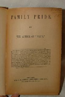 Avon Edition FAMILY PRIDE Anonymous by the Author of Pique Lupton L@@K