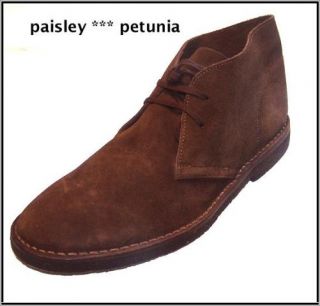 Mens J Crew Suede MacAlister Boots 6 $135 Chestnut