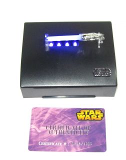 Mace Windu Jade Pendant on holder, same color LED light on