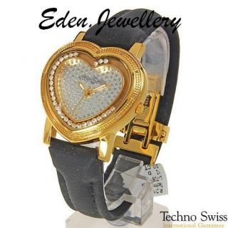 Luxury Techno Swiss Diamond Watch 3 Straps Value US$950