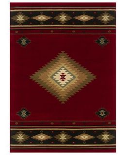 Sphinx Area Rug, St. Lawrence 087K Red/Black 10 x 13