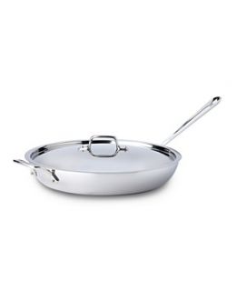 All Clad Stainless Steel Covered French Skillet, 13