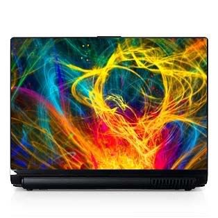 Laptop Computer Skin Fits PC or Mac Light Show 047