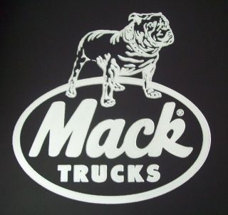 Mack Truck Mudflap PairChrome Paint on Black Poly Rubber