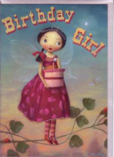 Fairy Birthday Cards by Stephen Mackey Set of 2 Cards Girl Fairy